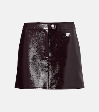 Cotton-blend miniskirt | Courrèges