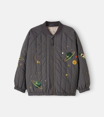 Juno padded sequined bomber jacket | Konges Sløjd