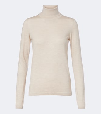 Cashmere and silk turtleneck sweater | Brunello Cucinelli