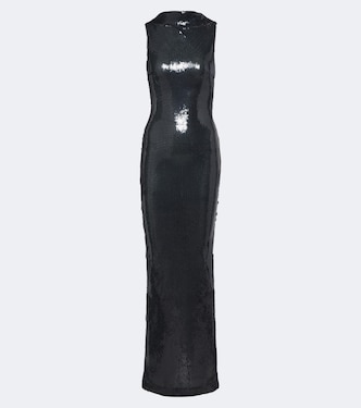 Liela open-back sequined gown | Retrofête
