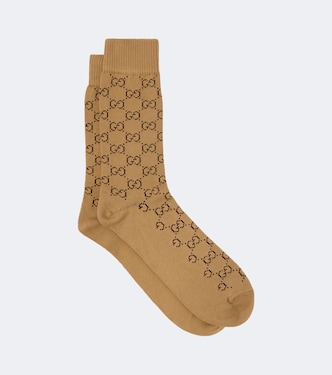 GG jacquard cotton-blend socks | Gucci