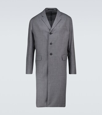 Single-breasted wool coat | Prada