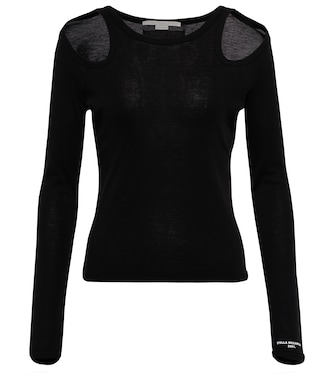Cutout ribbed-knit top | Stella McCartney