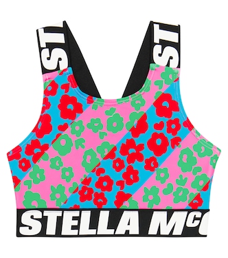 Printed jersey crop top | Stella McCartney Kids