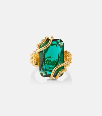 Ring Zimmermann Bloom mit Kristall | Zimmermann