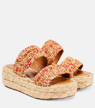 Arlene 2 raffia platform sandals | Clergerie