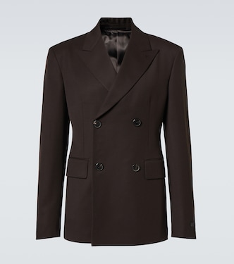 Virgin wool gabardine blazer | Prada