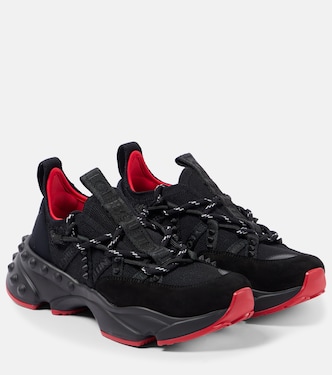Trailnrun suede-trimmed sneakers | Christian Louboutin