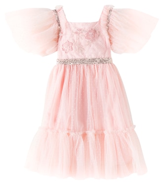 Sequined polka-dot tulle dress | Patachou