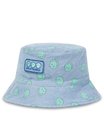 Smiley denim bucket hat | The New Society