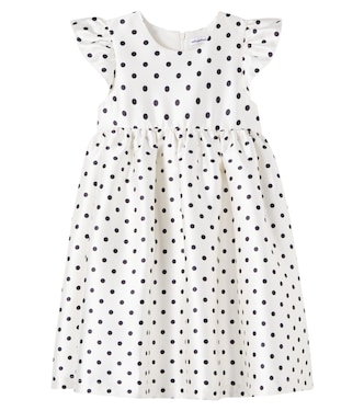 Polka-dot taffeta dress | Self-Portrait Kids