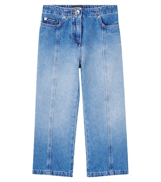 Logo wide-leg jeans  | Dolce&Gabbana Kids