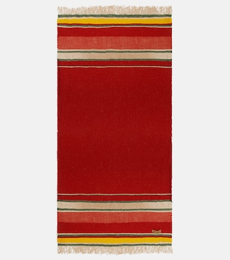 Xoroi striped wool-blend throw | The House of Lyria