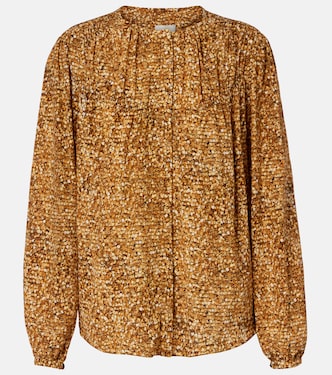 Sally printed silk-blend blouse | Isabel Marant