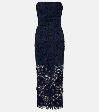 Robe midi en dentelle | Rotate