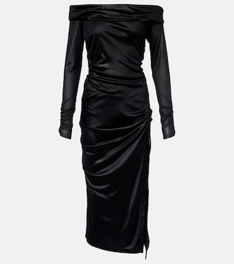 Robe midi Elife à encolure bardot | Isabel Marant