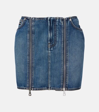 Denim miniskirt | Jean Paul Gaultier