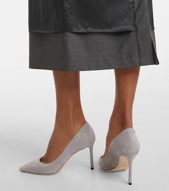 Romy suede pumps in grey - Jimmy Choo | Mytheresa