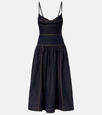 Midikleid aus Denim | Zimmermann