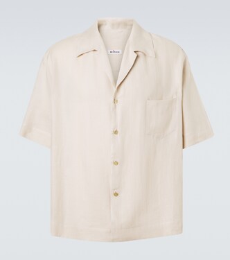 Linen bowling shirt | Kiton