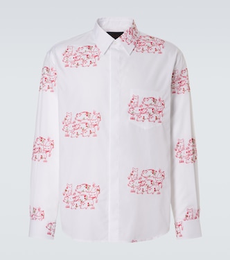 Besticktes Hemd aus Baumwollpopeline | Simone Rocha