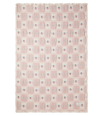 Baby printed cotton blanket | Bebe Organic