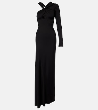 Ruched one-shoulder maxi dress | Victoria Beckham