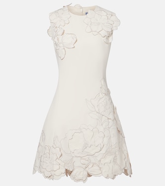 Floral-appliqué minidress | Leo Lin