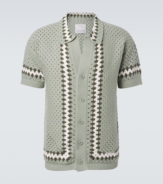 Pinto crochet cotton bowling shirt | Frescobol Carioca