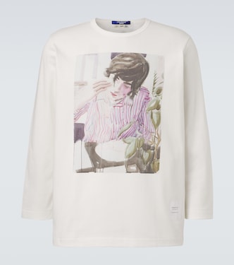 x Merz B. Schwanen cotton jersey T-shirt | Junya Watanabe