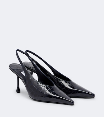 Slingback-Pumps Isa aus Leder | Jimmy Choo