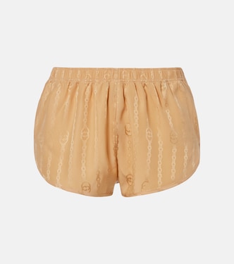 Interlocking G silk jacquard shorts | Gucci