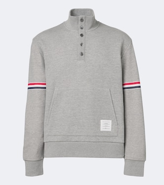 Cotton piqué sweatshirt | Thom Browne