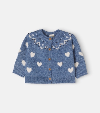 Baby intarsia cardigan | Bonton