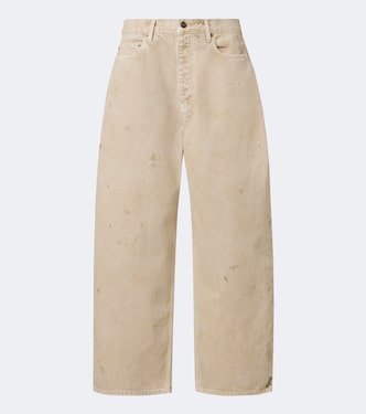 Distressed wide-leg jeans | Balenciaga