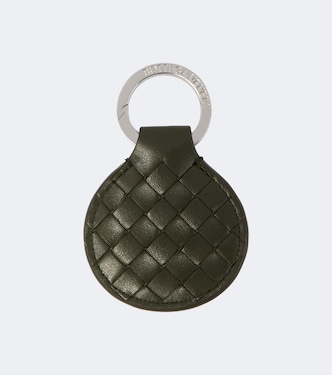 Intrecciato Small leather keychain | Bottega Veneta