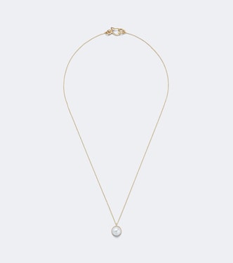 Luce Simple 14kt gold necklace with freshwater pearl | Sophie Bille Brahe