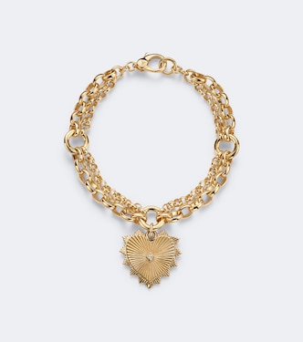 True Love 18kt gold bracelet with diamond | FoundRae