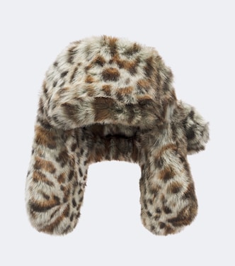 Leopard-print aviator hat | Ruslan Baginskiy