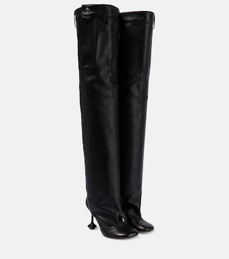 Toy leather over-the-knee boots | Loewe