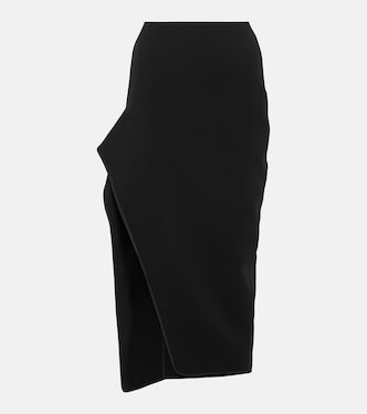Narrate side-slit crêpe pencil skirt | Maticevski