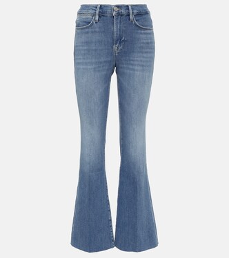 Le Easy Flare Raw Fray flared jeans  | Frame