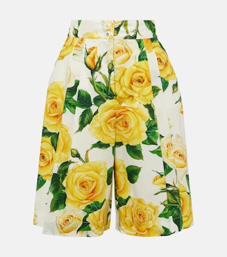 Floral cotton Bermuda shorts | Dolce&Gabbana