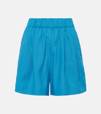 Zurich linen Bermuda shorts | Asceno