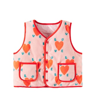 Love reversible fleece puffer vest | Jellymallow