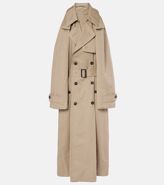 Midikleid Suspended Trench aus Baumwoll-Twill | Balenciaga