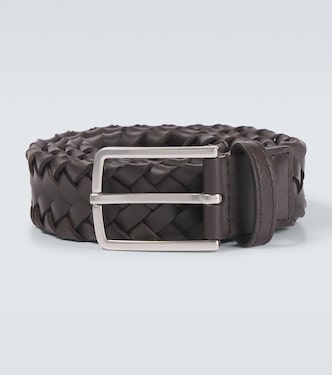 Intreccio Cabat leather belt | Bottega Veneta