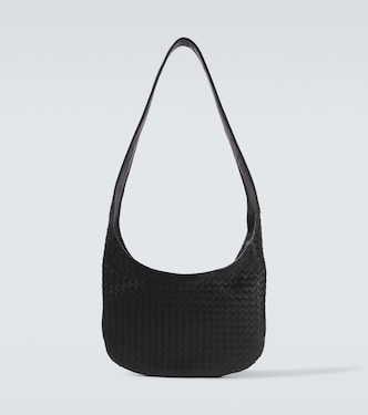 Veneto Intrecciato leather messenger bag | Bottega Veneta