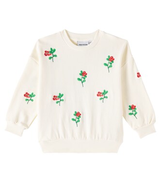 Lingonberries cotton jersey sweatshirt | Mini Rodini