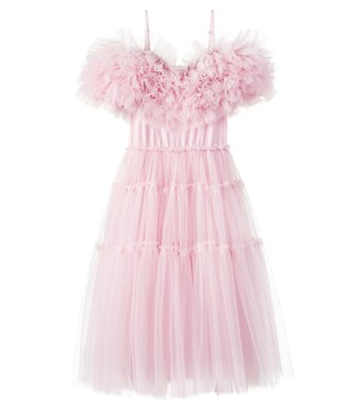 Carnation ruffled tulle dress | Tutu Du Monde